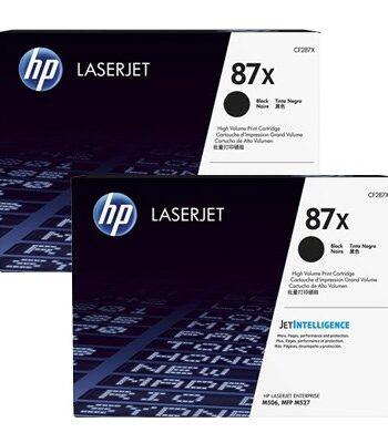 Sort lasertoner 2pak - HP Nr.87X - 2x18.000 sider