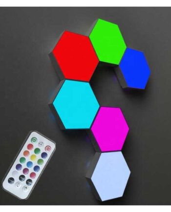 Gamer lys / Honeycomb touch lamper  -   6  stk