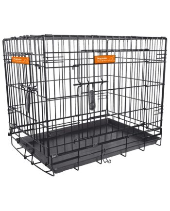 Dogman Stålbur sort 109x71x79,5cm