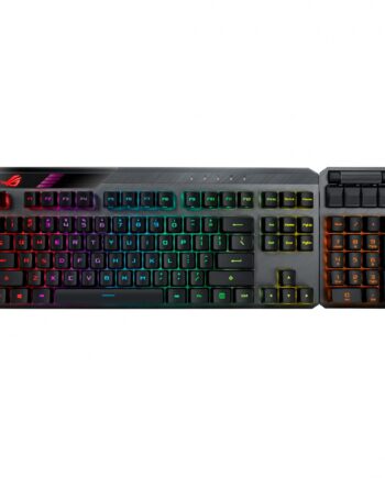 ASUS ROG Claymore II Wireless Gaming Keyboard w. ROG RX Optical Switches, Detachable Numpad