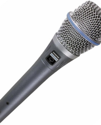 Shure Beta 87A Mikrofon Kabling -52.5dBV/Pascal Mono Blå Sølv