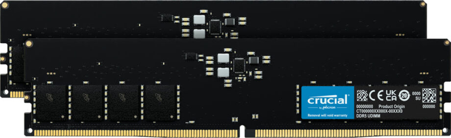 Crucial DDR5  64GB kit 4800MHz CL40  Ikke-ECC