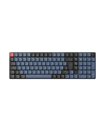 Keychron K17 Pro QMK/VIA Wireless Low Profile Gateron Brown Hot Swap - Tastatur - Nordisk - Sort