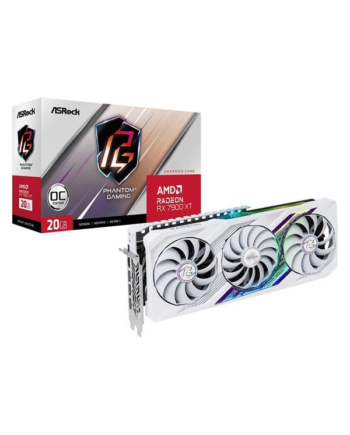 ASRock Radeon RX 7900 XT Phantom Gaming White OC - 20 GB GDDR6 RAM - Grafikkort