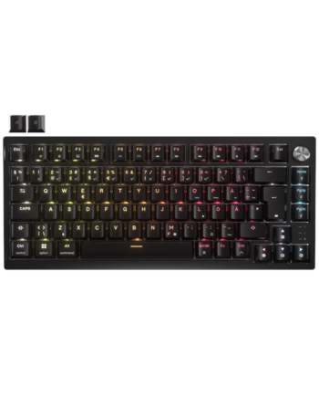 Corsair K65 Plus Wireless 75% - MLX Fusion - Gaming Tastatur - Uden Numpad - Nordisk - Sort