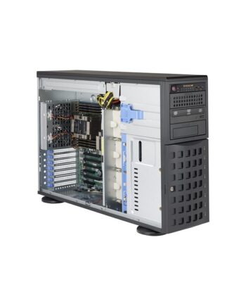 Supermicro SC745 BAC-R1K23B-SQ - Kabinet - Tower - Sort