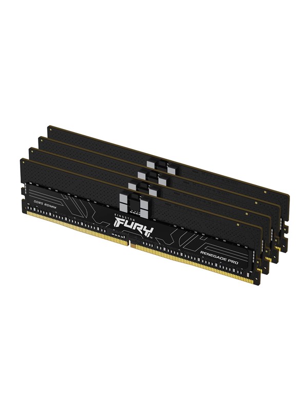 Kingston FURY Renegade Pro DDR5-5600 - 64GB - CL28 - Quad Channel (4 pcs) - AMD EXPO & Intel XMP - Sort