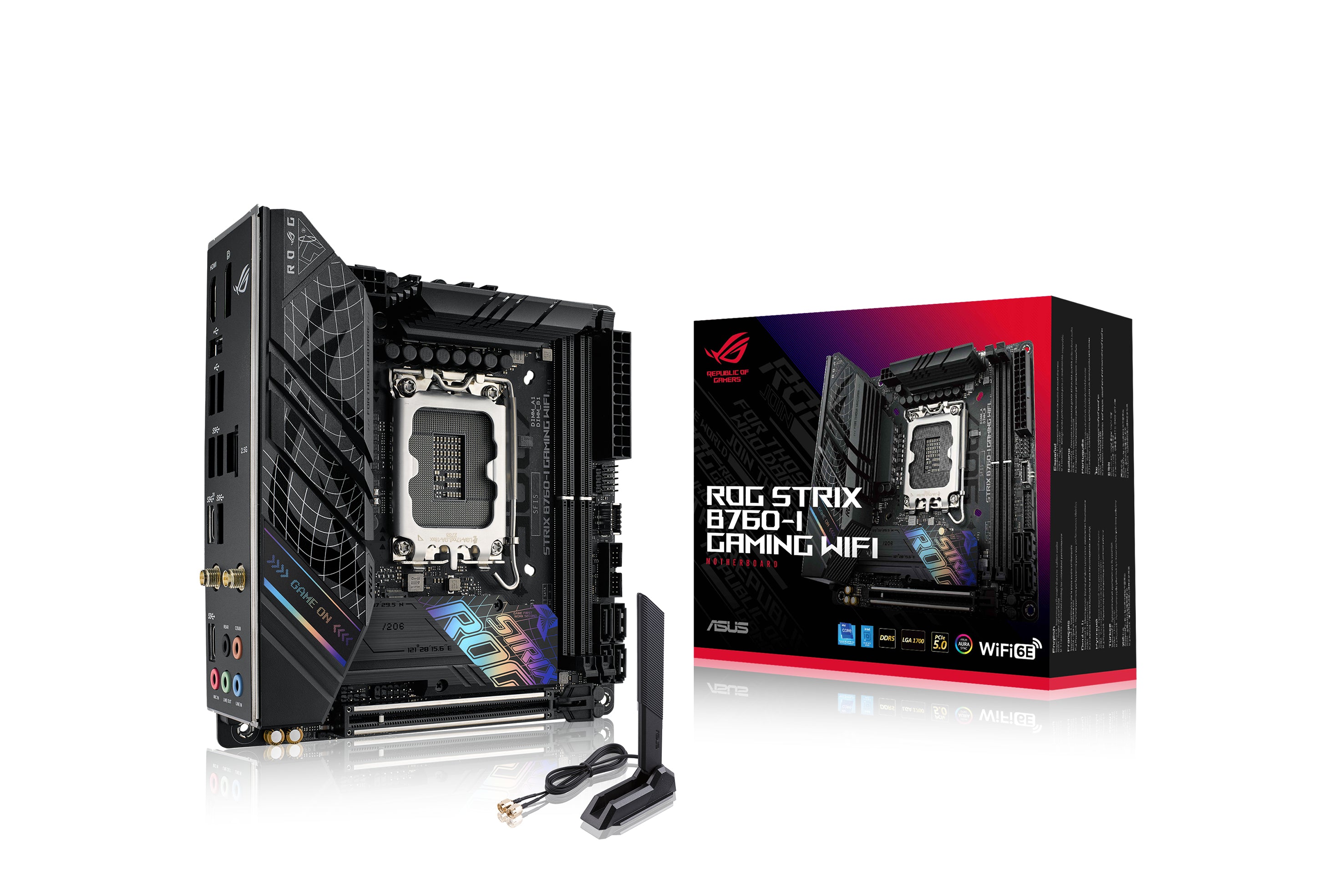 ASUS ROG STRIX B760-I GAMING WIFI - Bundkort til gaming