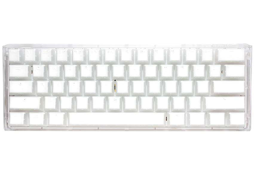 Ducky One 3 - Aura White Nordic Mini 60% Tastatur - RGB Tilbud