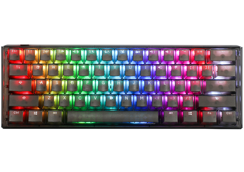 Ducky One 3 – Aura Black Mini 60% Tastatur med RGB Belysning