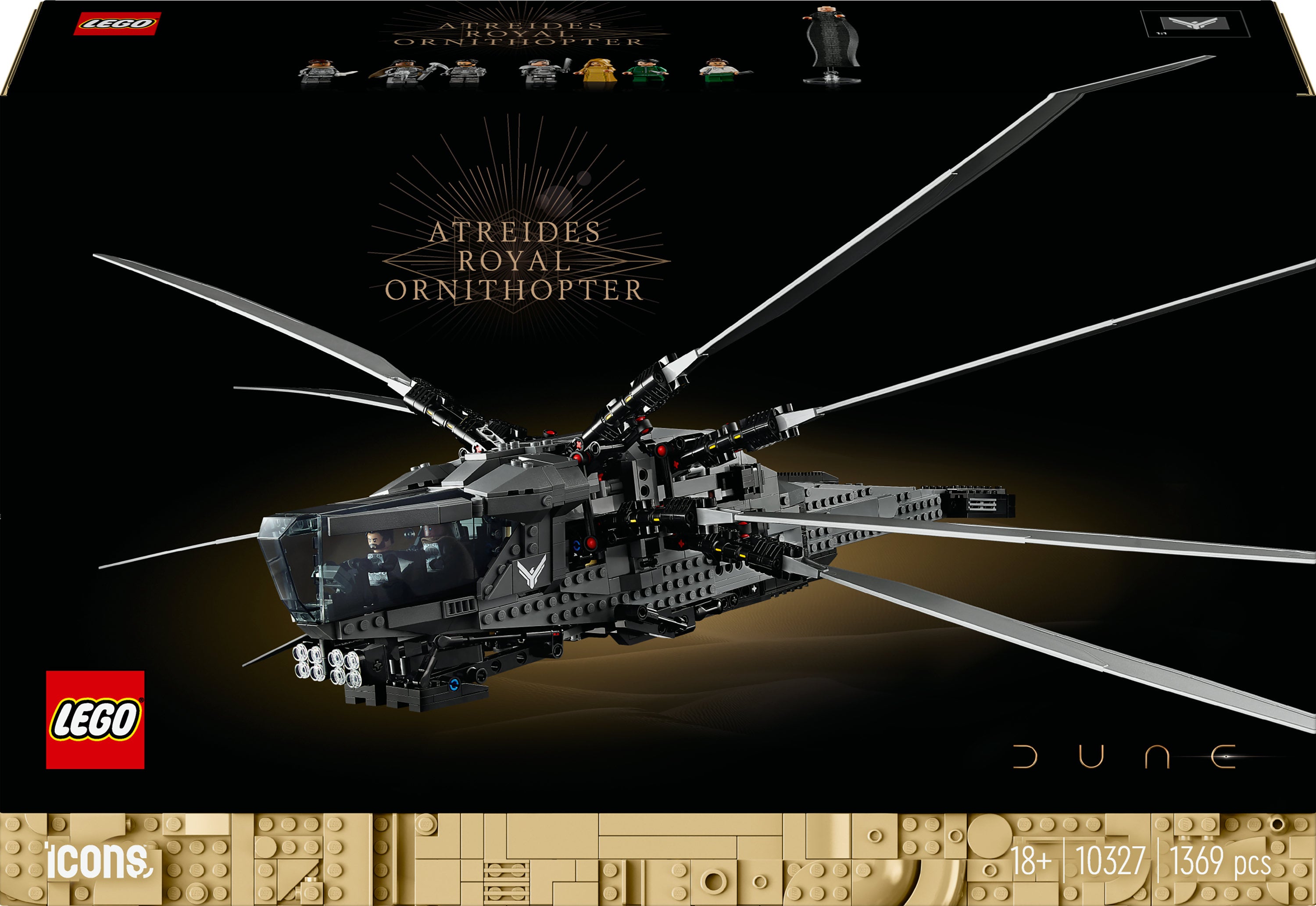 LEGO 10327 Dune Atreides Royal Ornithopter - Fantastisk gave!