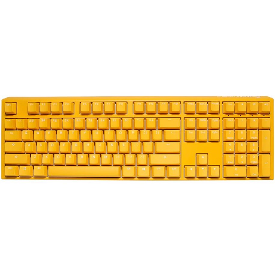 Ducky One 3 - Gult Gaming Tastatur med Cherry Brown Switches