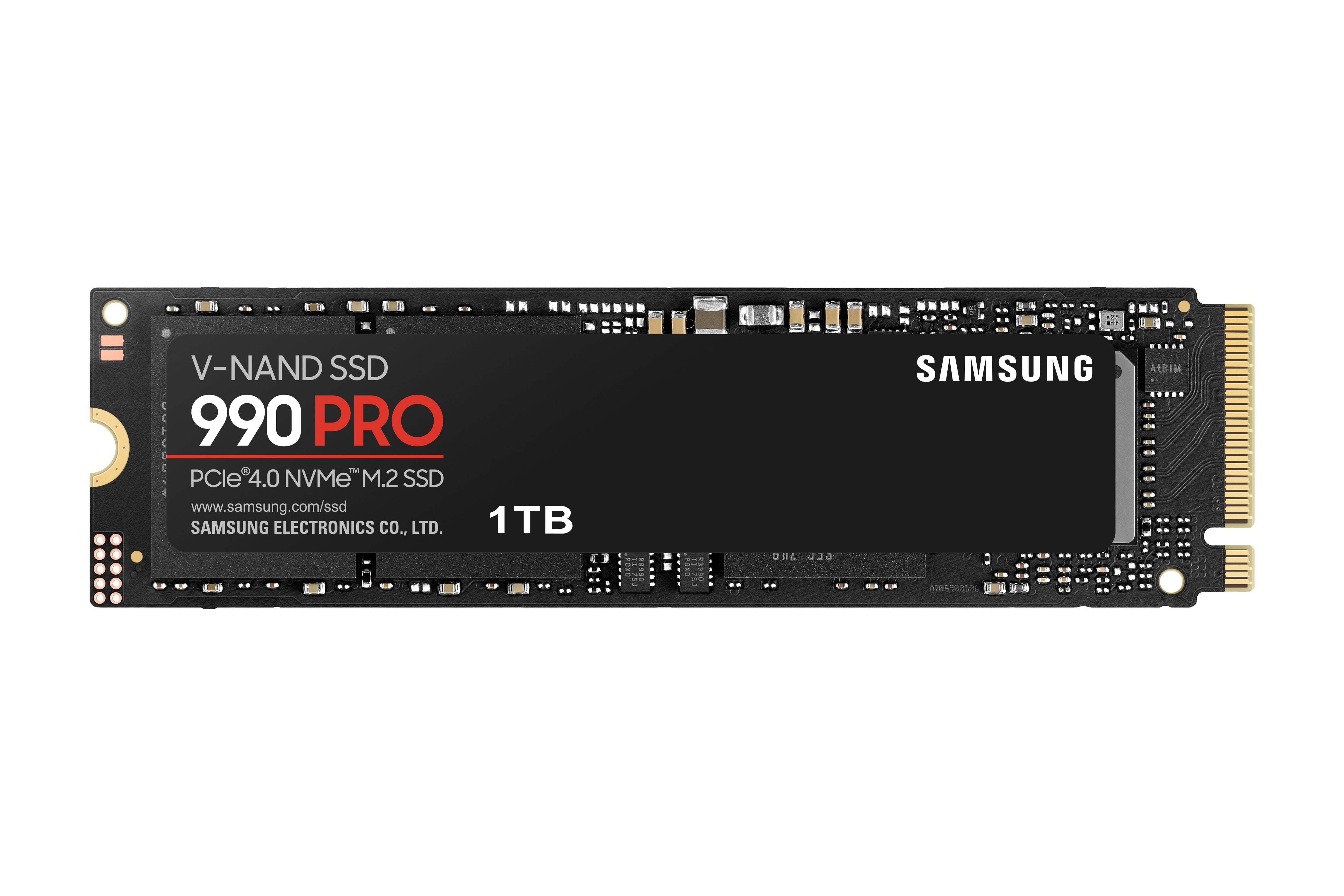 Samsung 990 PRO 1TB M.2 NVMe SSD - Hurtig og Pålidelig!