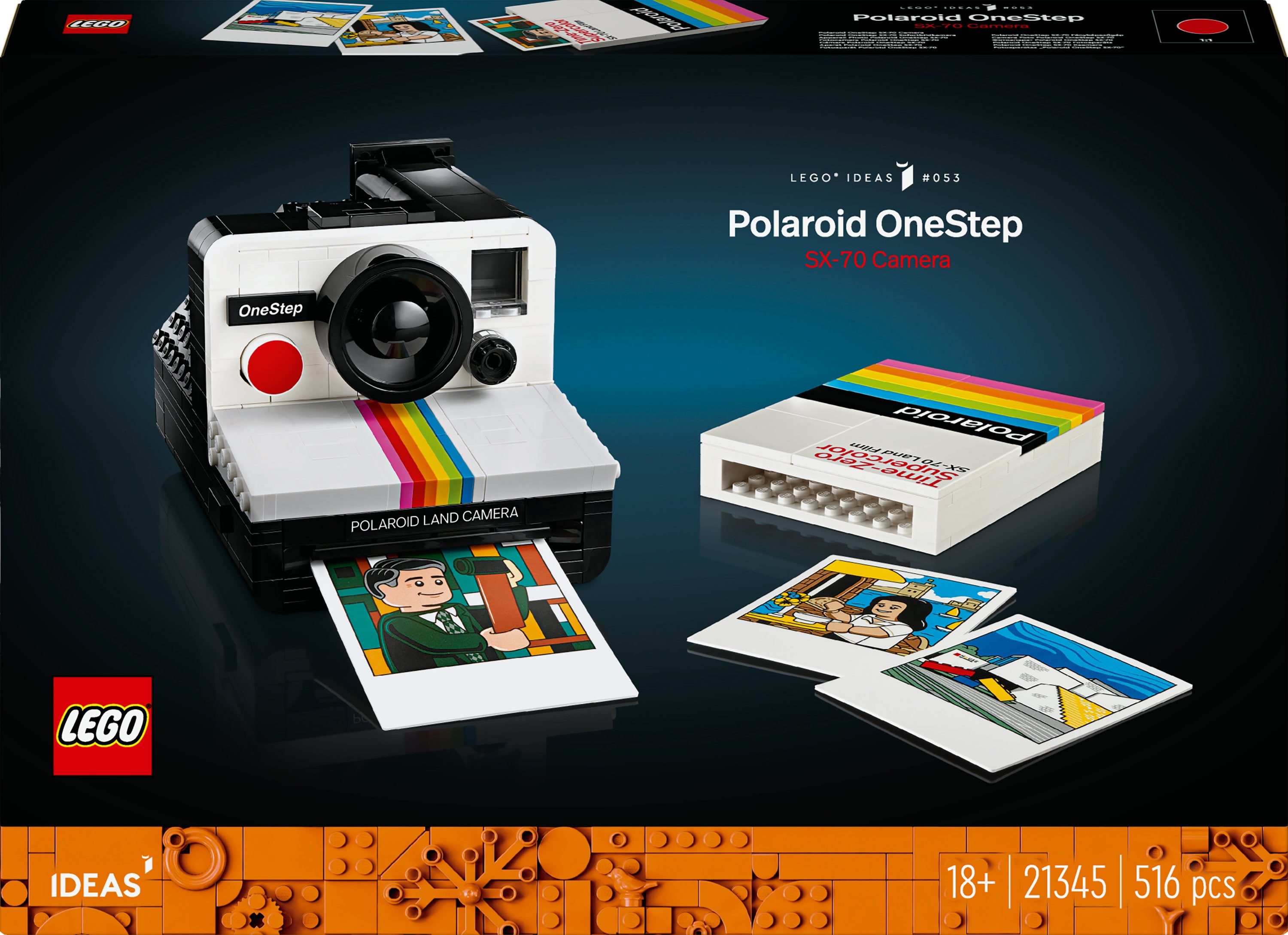 LEGO Ideas - Polaroid OneStep SX-70 Kamera (21345) Tilbud!