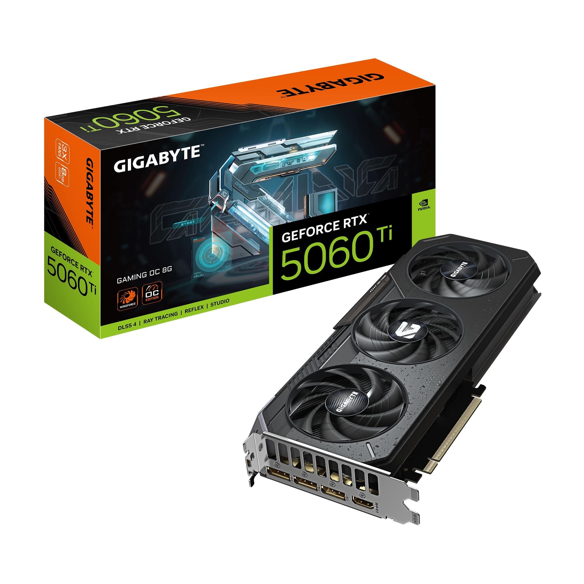 Gigabyte GeForce RTX 5060 Ti GAMING OC 8GB Grafikkort - Tilbud!