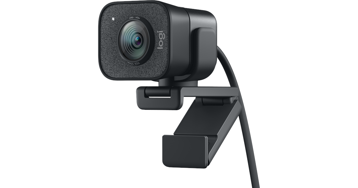 Logitech - STREAMCAM Graphite webcam sort - GEEKD.dk