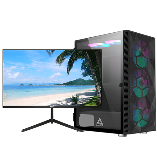 Begynder Gaming Computer 2 + Skærm PC Bundle - GEEKD.dk