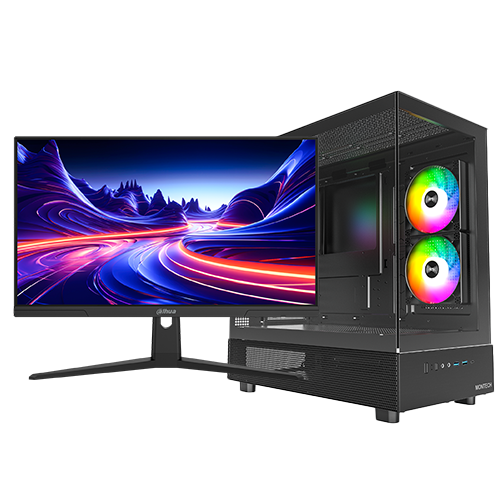 Pro Max Gaming Computer RTX5060 + 200Hz Gaming Skærm PC Bundle - GEEKD.dk