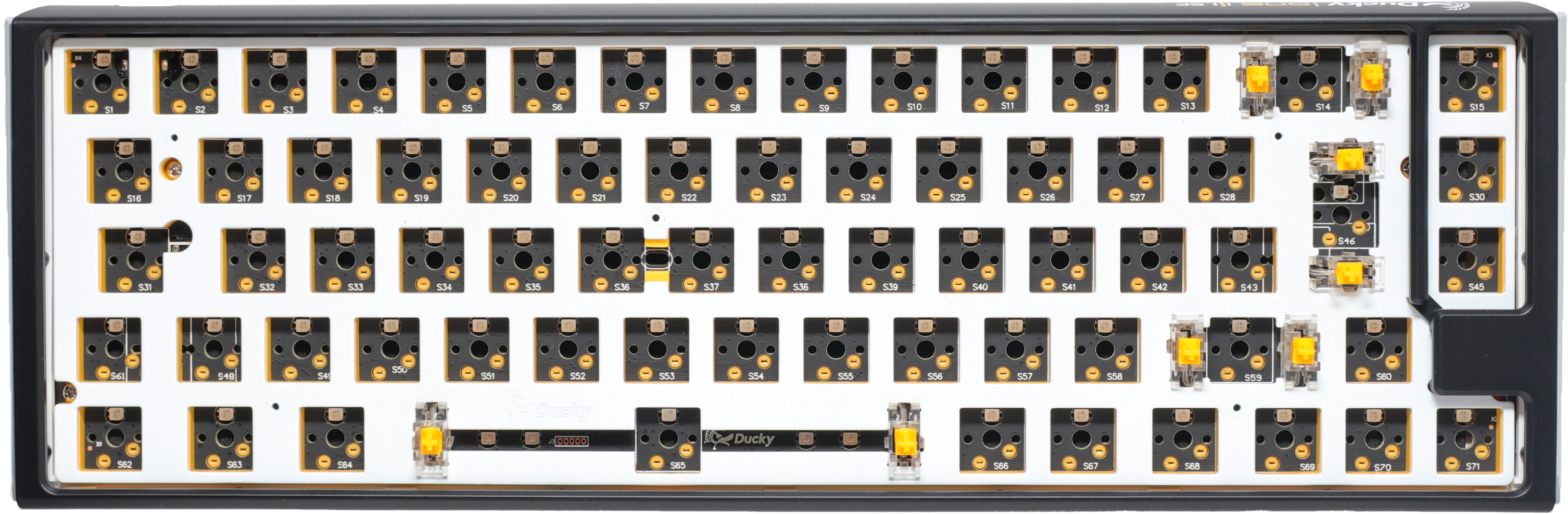 Ducky One 3 - Hot Swap ISO Barebone Tastatur - SF 65% - RGB