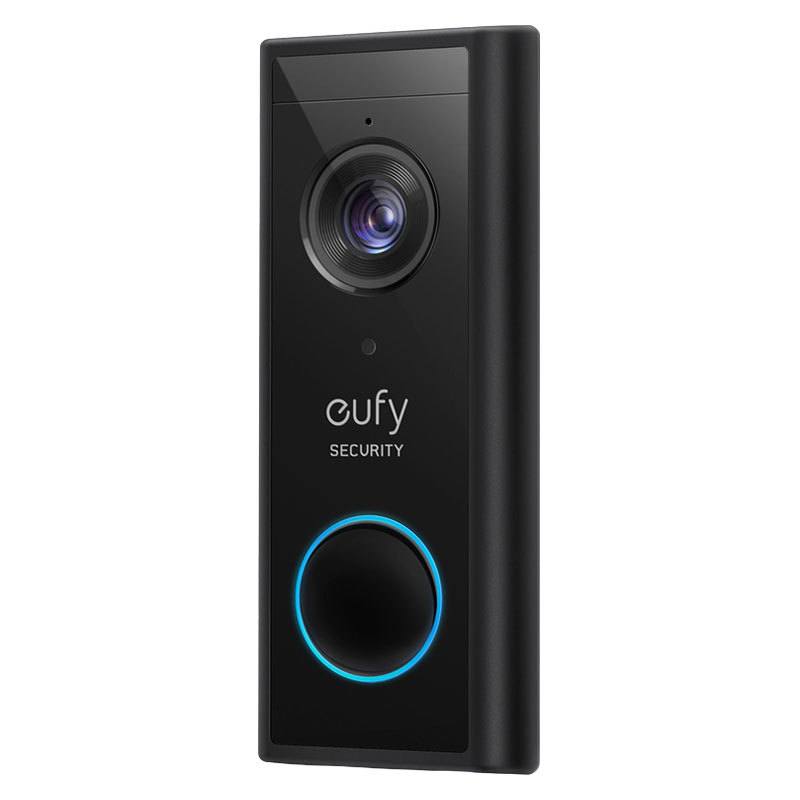 Eufy 2K Video Dørklokke – Sort til hjemmeovervågning!