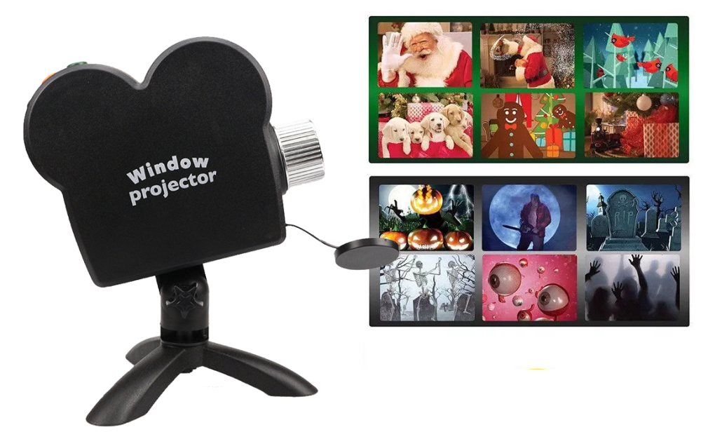 Jule Mini Projektor til Vindue – Skab Magi i Dit Hjem!