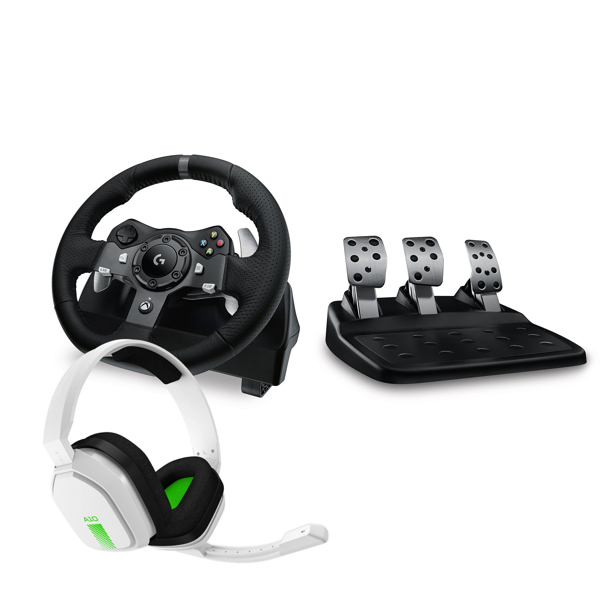 Logitech G920 Racinghjul + Astro A10 Headset Bundle