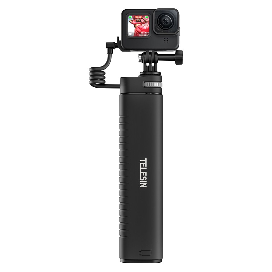 Telesin 0,9m Selfiestang med Powerbank – Fantastisk Tilbud!